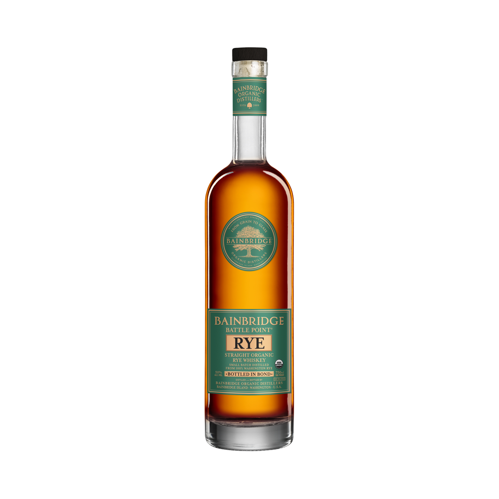 Battle Point Organic Rye Whiskey 100 Proof